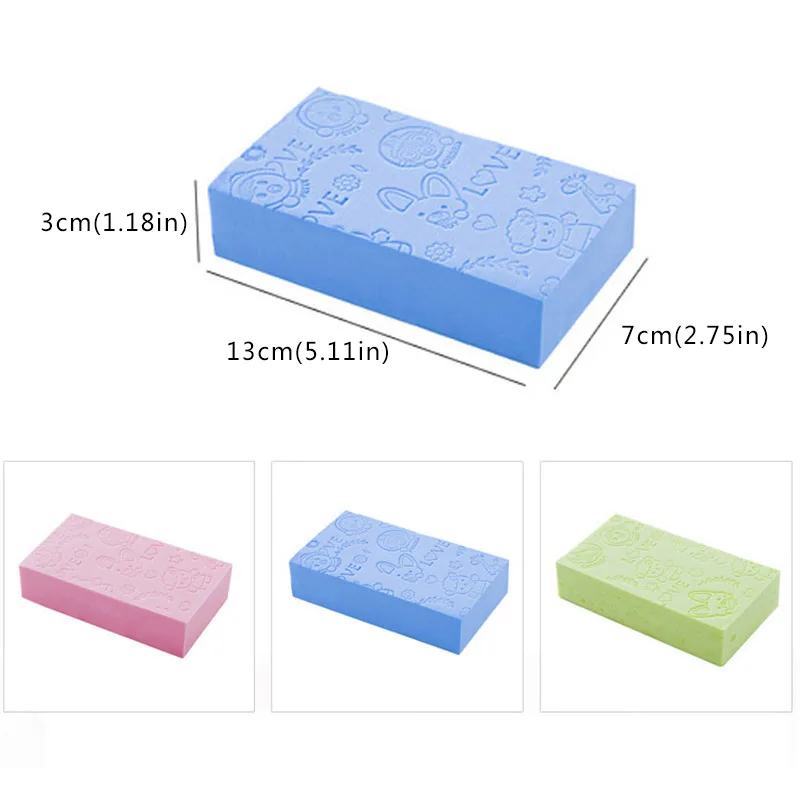 
Прямая поставка, высокое качество, мягкая губка для ванны с мультяшным рисунком, щетка для скребка для малышей, младенцев 