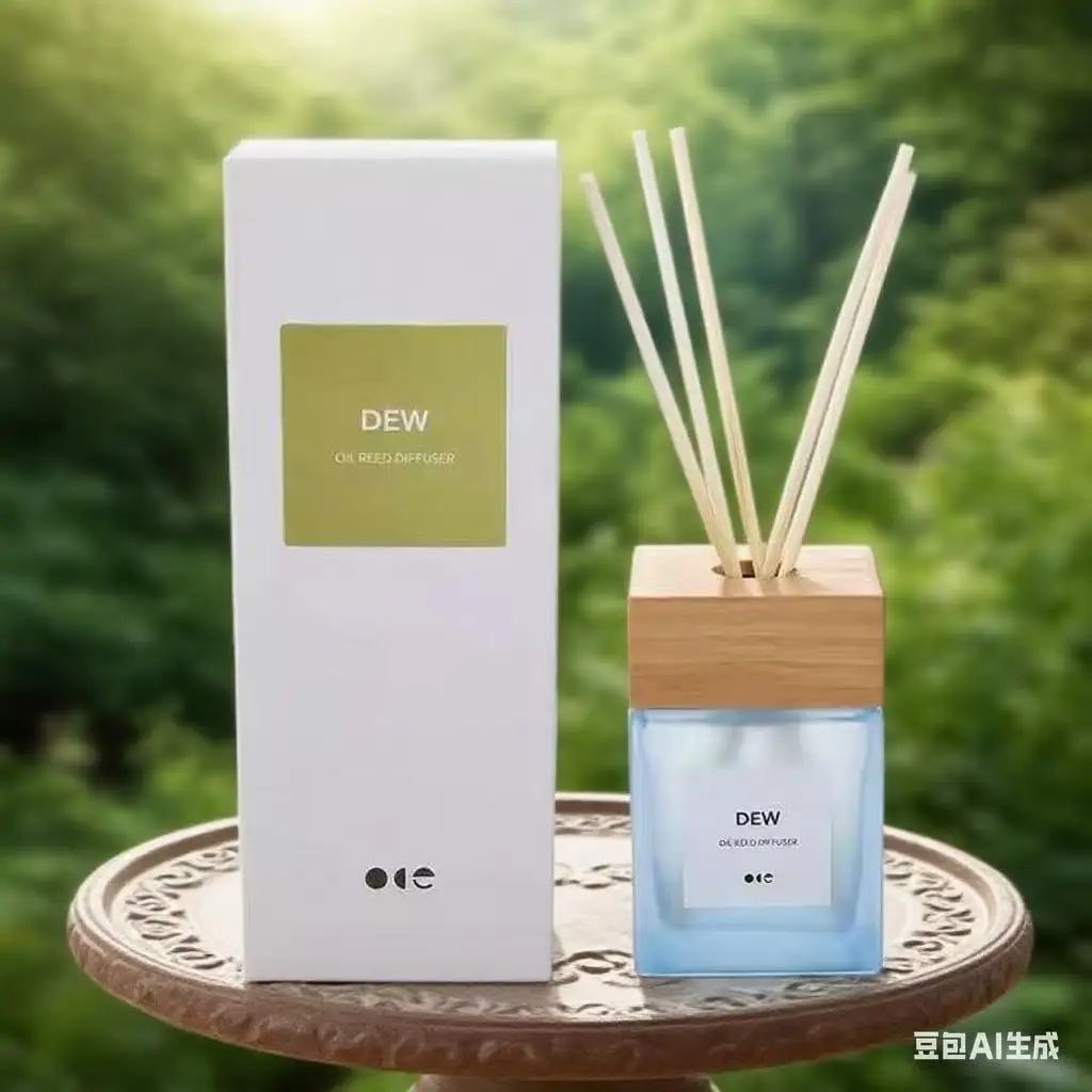 product premium christmas custom scents for reed diffuser set matte glass bottle wooden long lasting festive fragrance for home office-10