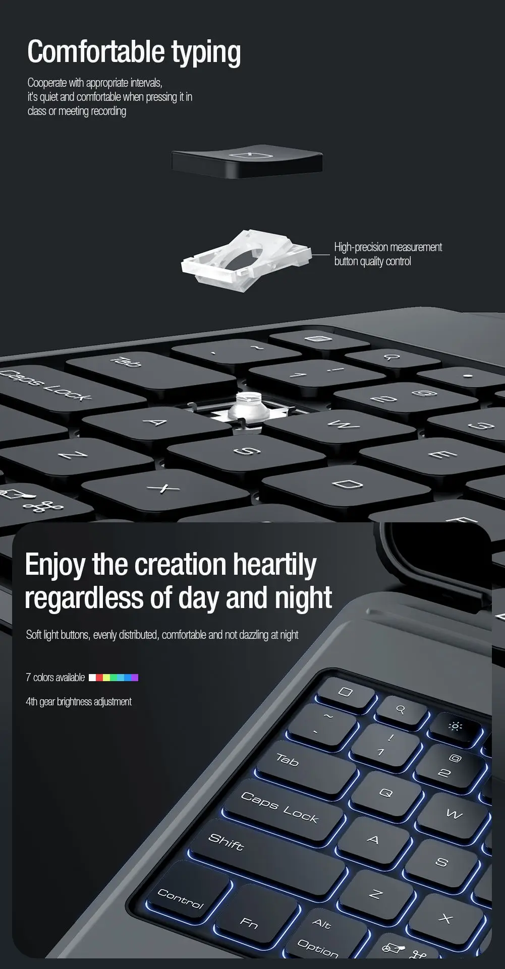 Nillkin Detachable Keyboard Case - Ipad 11 Backlit Trackpad