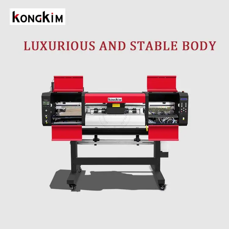 KONGKIM 24 Inch Dtf Printer Dtf t Shirt Printing Pet Film Roll Printer Dtf Printer for Beginners