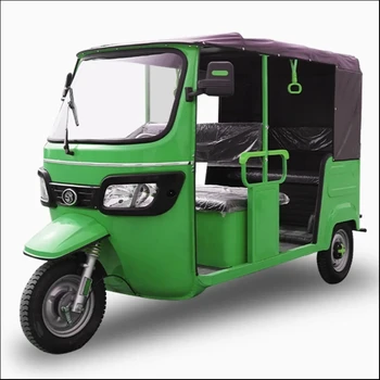 Factory Supply 60V Electric Rickshaw 1000W Power Motorized Three-Wheel Passenger Tricycle Adults Open Body 500kg Curb Steel