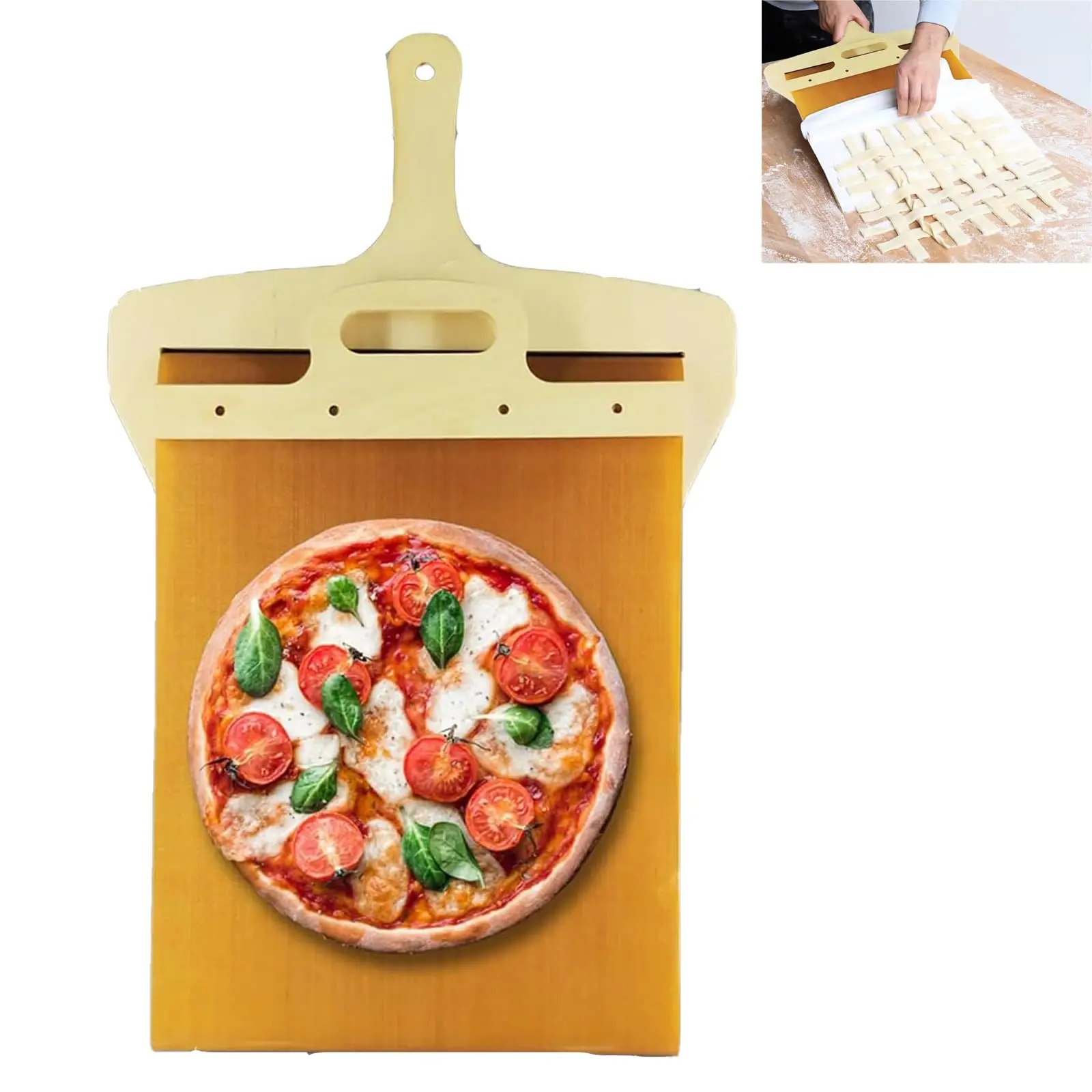 Pizza Peel Slide,The Pizza Peel That Transfers Pizza Perfectly Bamboo