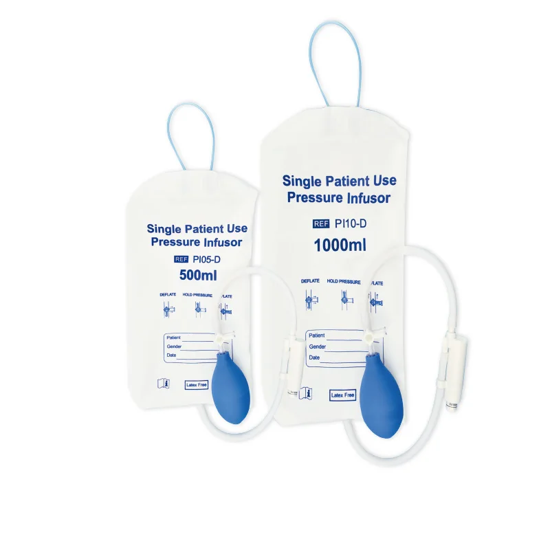 Good Quality Factory Supply Disposable Pressure Infusion Bag 500ml, 1000ml, 3000ml for Hospital Use