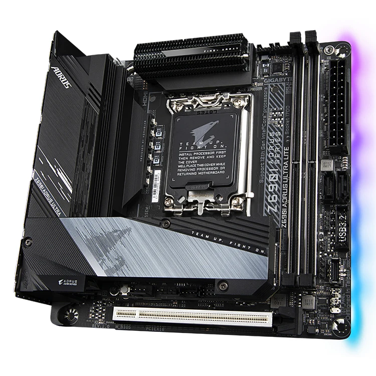 GIGABYTE Z690I AORUS ULTRA LITE Mini ITX ゲーミングマザーボード