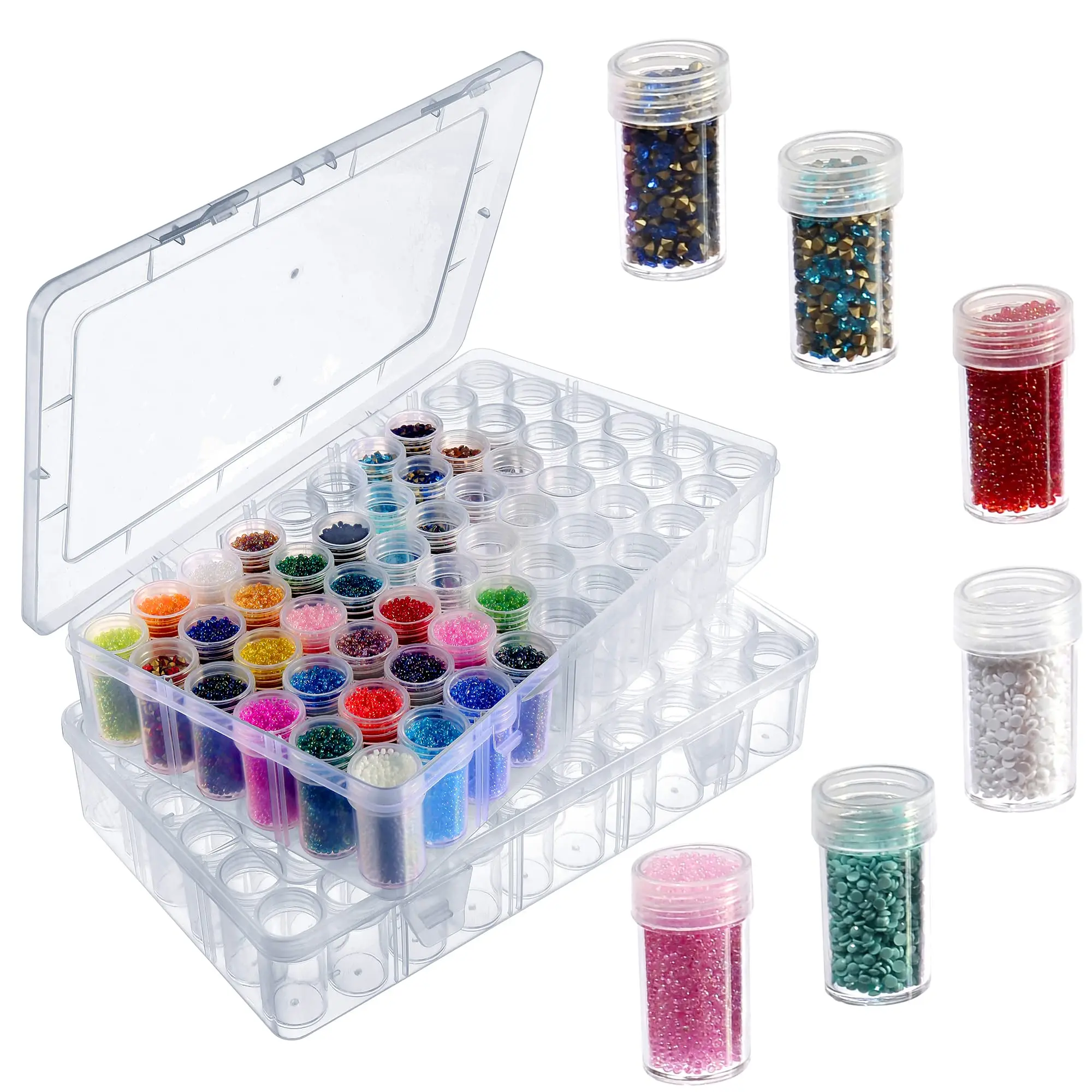 60 Grids 5d Diamond Painting Box Storage Containers Art Diy Accessories ...