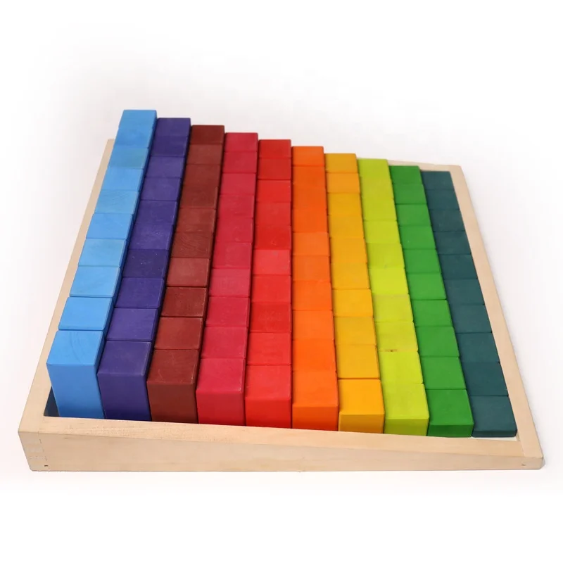 Grimms Creative Puzzle Landscape Large Stepped Counting Romanesque 1001 Nights rainbow Castle Blocks for Kids