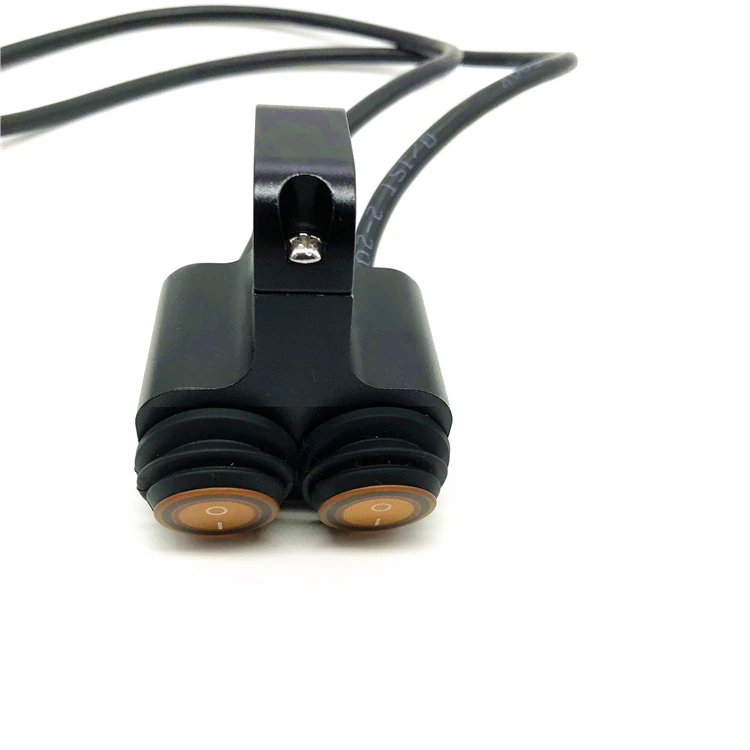 12v On-off Waterproof Aluminium Alloy Motorcycle Handlebar Fog Light Switch