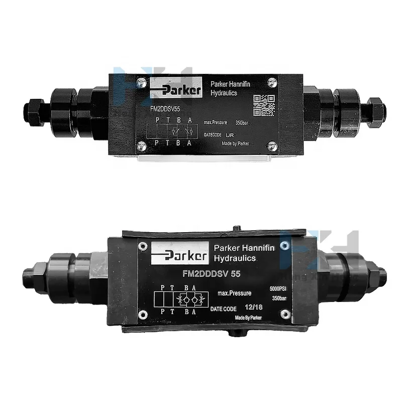 Parker Check Throttle Valve FM2DDSV55 FM2DDDSV55 FM2DDKV Stacked Flow Control Valve Hydraulic Speed Control Valve