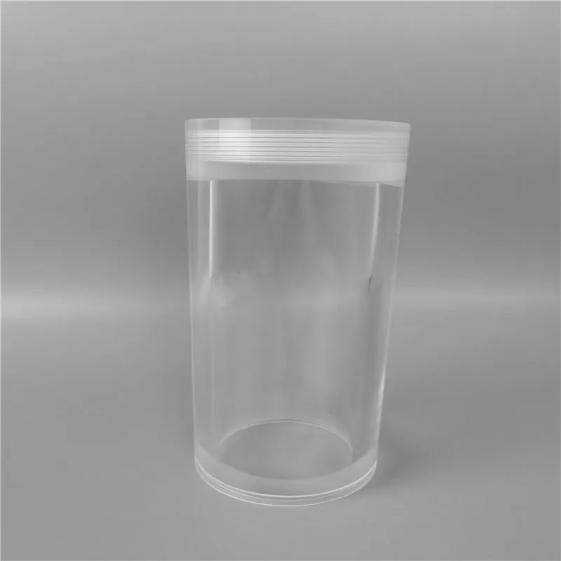 Customizd Acrylic Threaded Acrylic Tube With Acrylic Tube Caps Buy