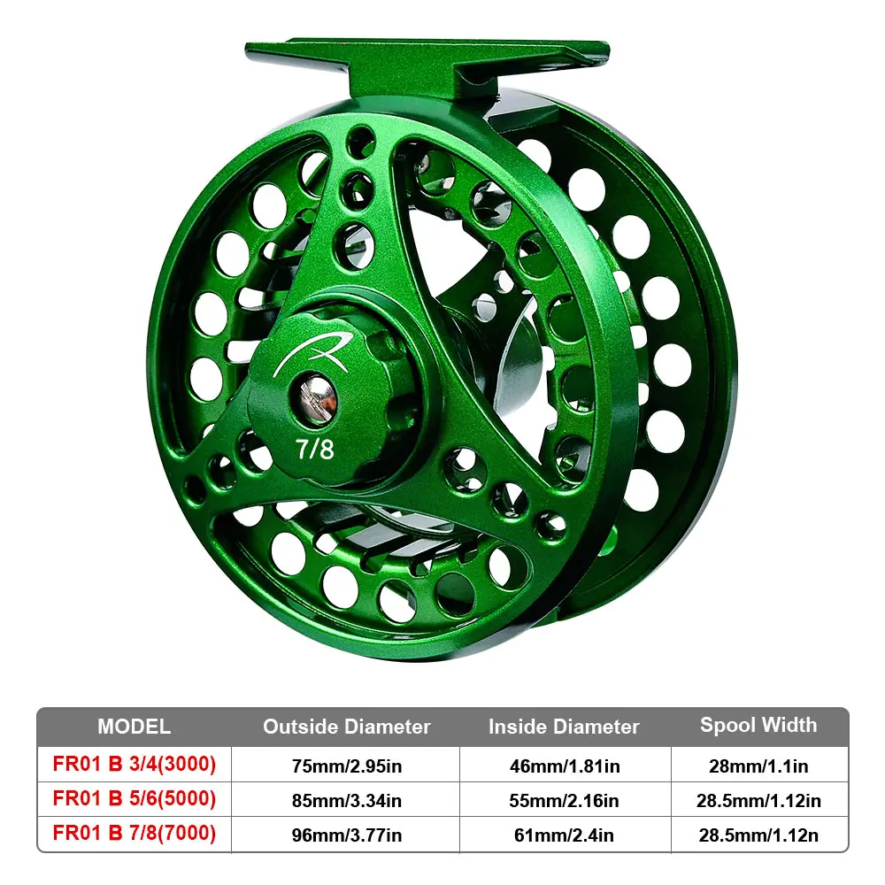 New Colorful Fly Fishing Wheel 5/7 7/9 9/10 Wt Fly Reel Cnc