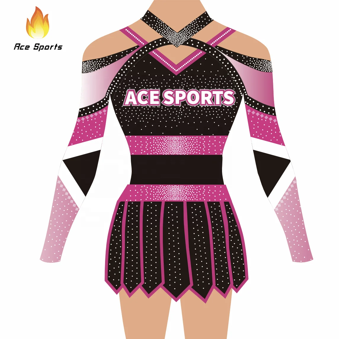 Competitive Cheer Skirts Custom Cheer Uniforms All Star Ace Sports