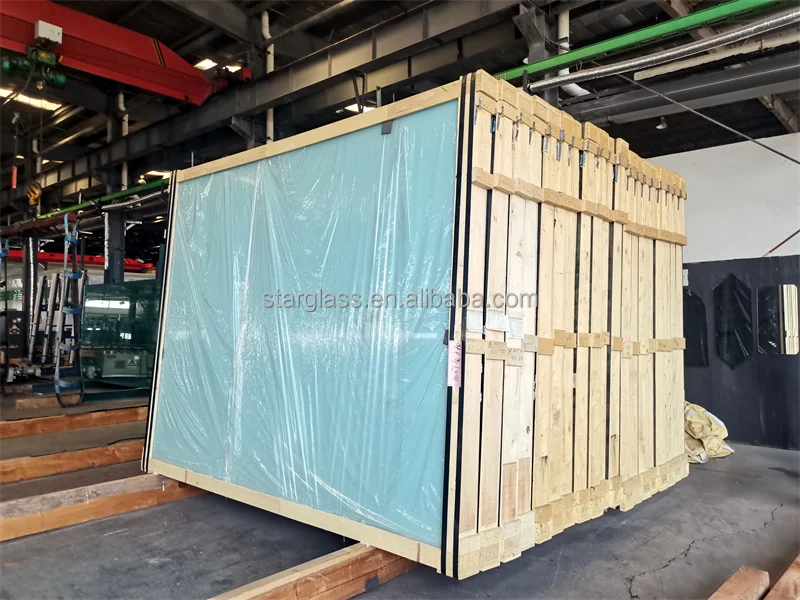 product 638mm 838mm clear colored pvb sgp tinted laminated tempered float glass sheet for guardrail-10