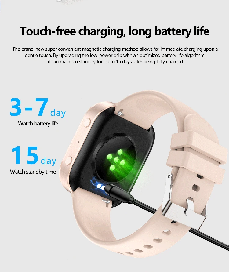 Smartwatch Ip68 Mit Herzfrequenzmessung Und Fitness Tracker_voghion.com