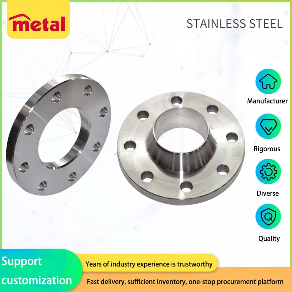 Factory Direct Sales Convenient Assembly and Disassembly Good Interchangeability Pipe Fittings Flange B16.5 Titanium Flange