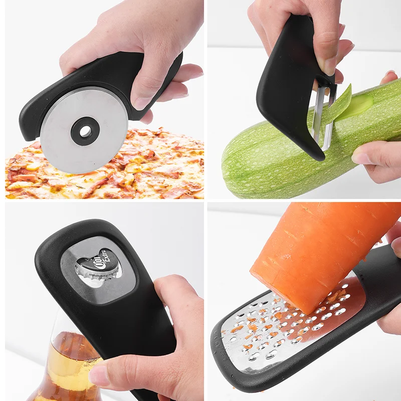 2023 6 Pcs Cookware Vegetable Accessories Gadgets Peeler,Pizza Cutter