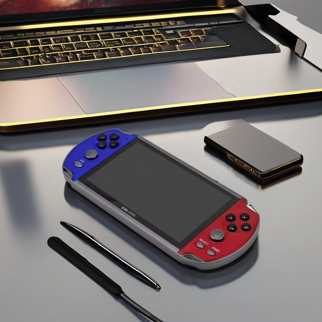 Upgrade Retro 12 Emulators Handheld Game Player Console X40 Consola 7inch Large Screen X12PLUS Support for GBC MD Game Formats