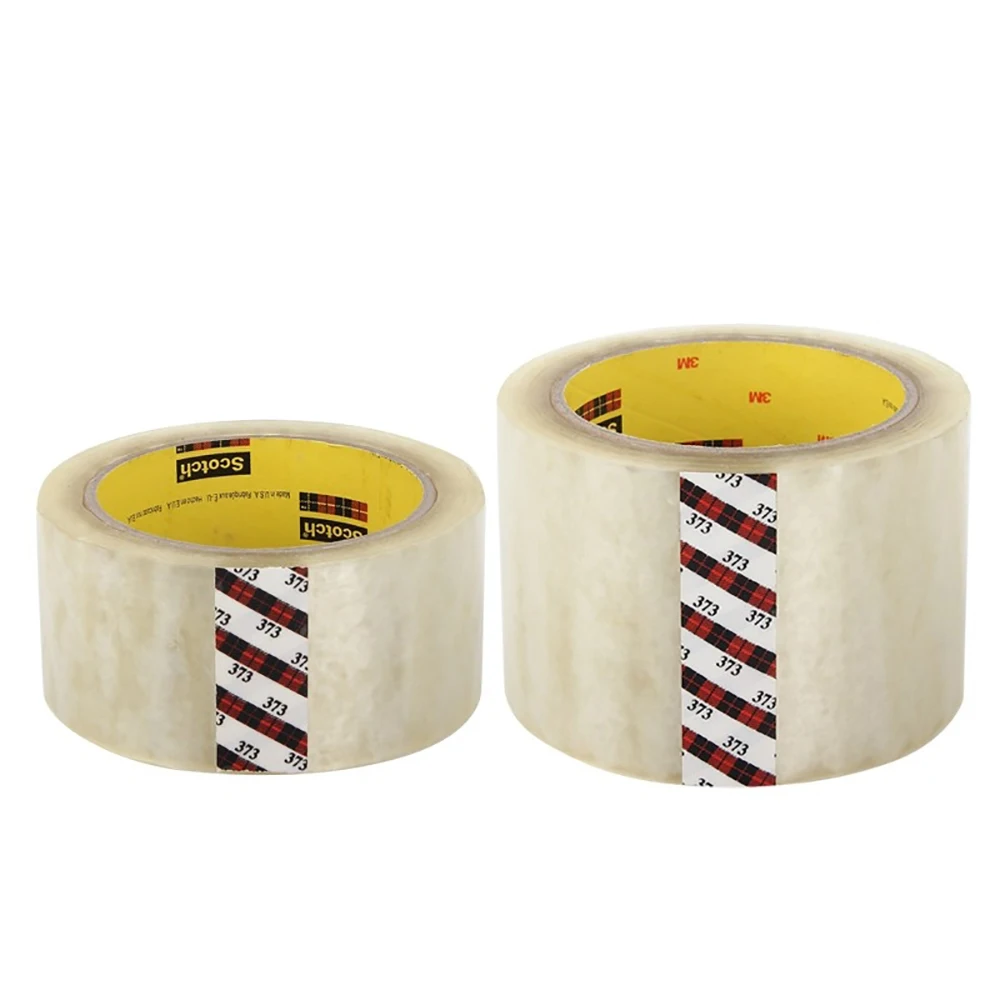 3M High Performance 373 Box Sealing Tape PVC for Heavy Duty Packaging Polypropylene Backing
