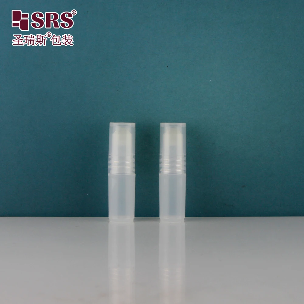 SRS Factory Customization Plastic Unique Design Plastic Roller Ball Container 3ml Bottle Roll On