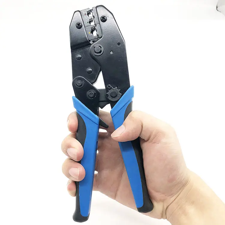 Electric Awg2218 Wire Crimping Pliers Ratchet Wire Hand Crimp Tool For