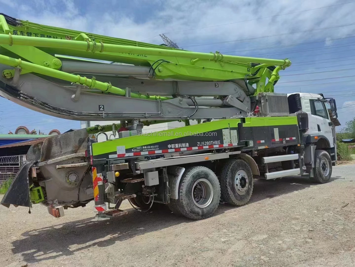 Zoomlion 40m 40X-5RZ Used Boom Pump Truck - Concrete Pumping