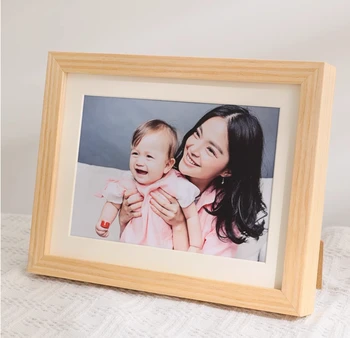 Personalized Pet Memorial Wooden Photo Albums Frame with UV Printing Desktop Stand Display Custom wedding Souvenir For gift