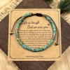 Bracelet en jaspe impérial bleu