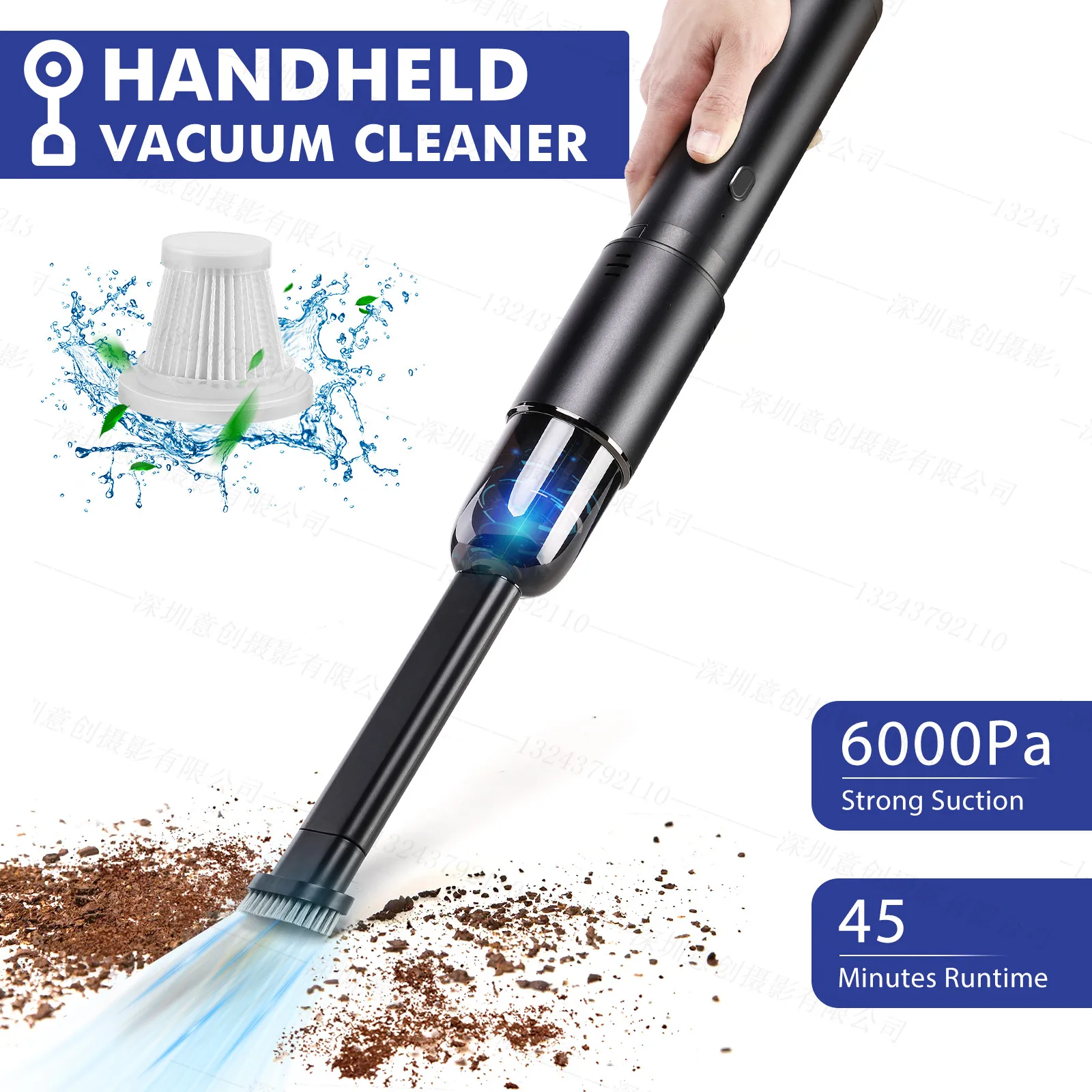 Многофункциональное автомобильное пусковое устройство 12 В с насосом воздушного компрессора пылесос фонарик бензиновый