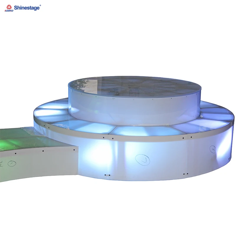 Rotating Stage Display Stand Revolving Motorized Rotary Acrylic Landing Stage Entertainment Event Rotation