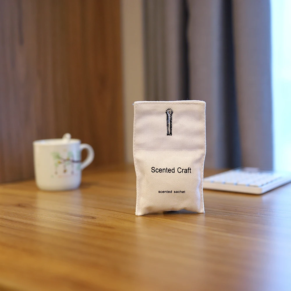 Simple Design Custom-made Brand Unique Linen Fabric Small Bag Scented Sachet Aroma Diffuser Sachets