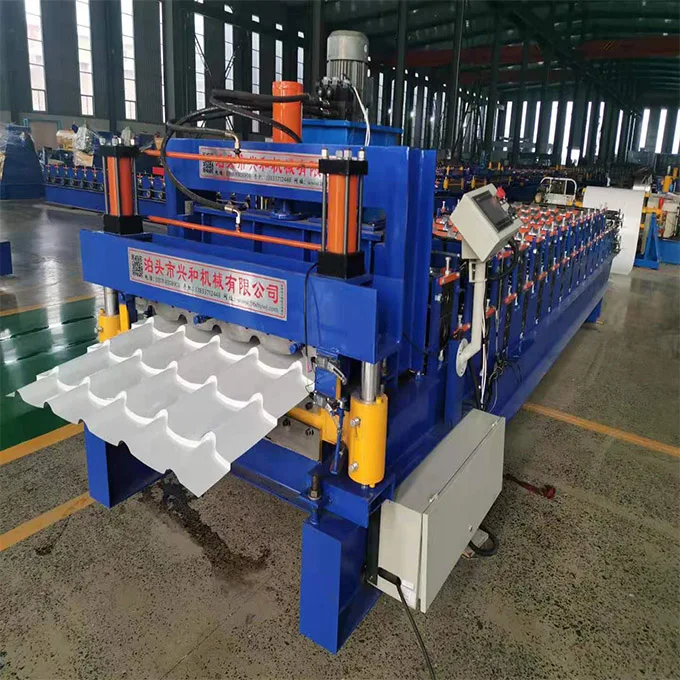 Glazed Rib Type Sheet Customized Ibr Corrugated Roof Rolling Forming Tile Making Machine