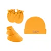 Ginger yellow baby single layer 3pc set