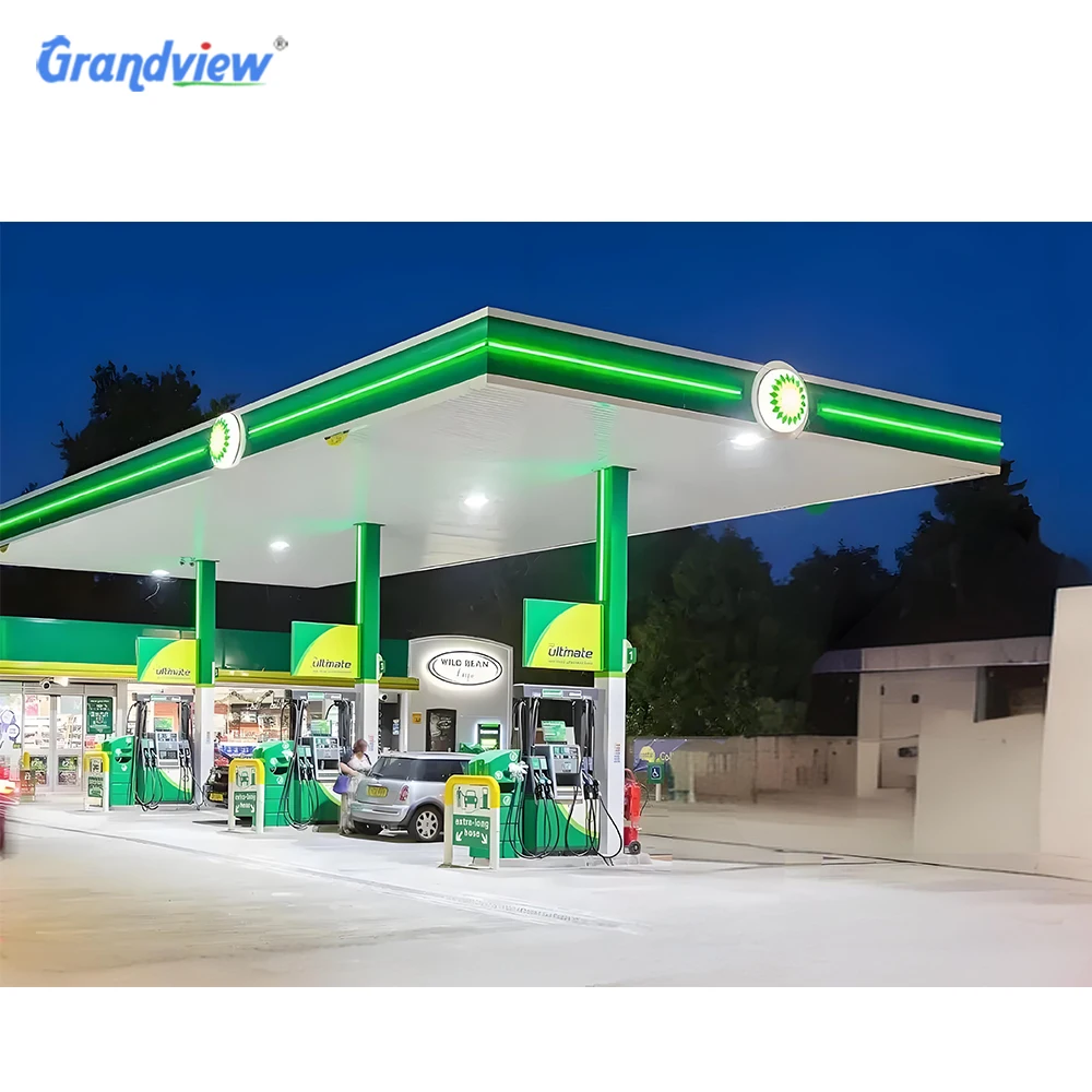 GasステーションFuelポンプledガソリンスペースフレームガソリン