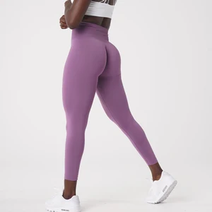 High Waist Soft Fitness Leggings Workout Pant Tummy Control Butt Lifting Swear-wicking Leggings Quick Dry Sport Yoga Leggings