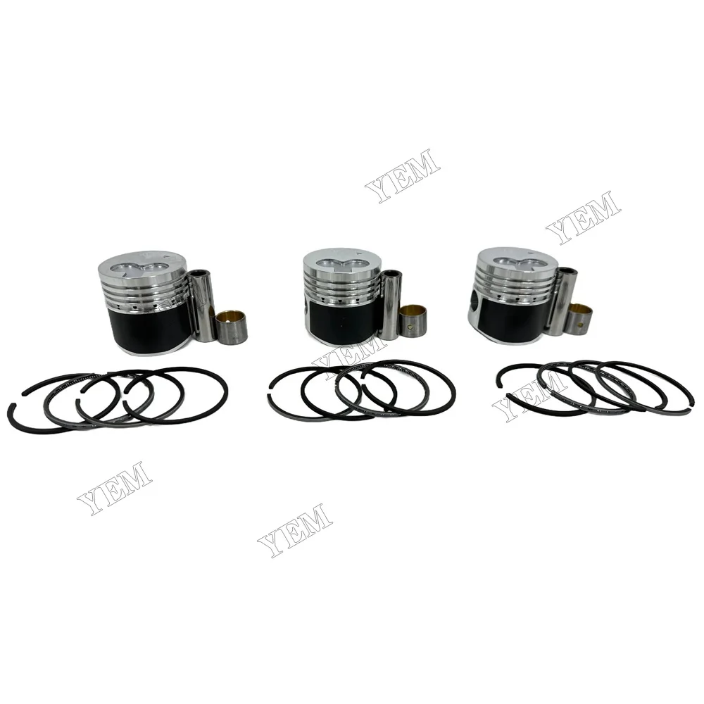 Piston Kit Fit for Mitsubishi K3B Machinery Engine Parts 3