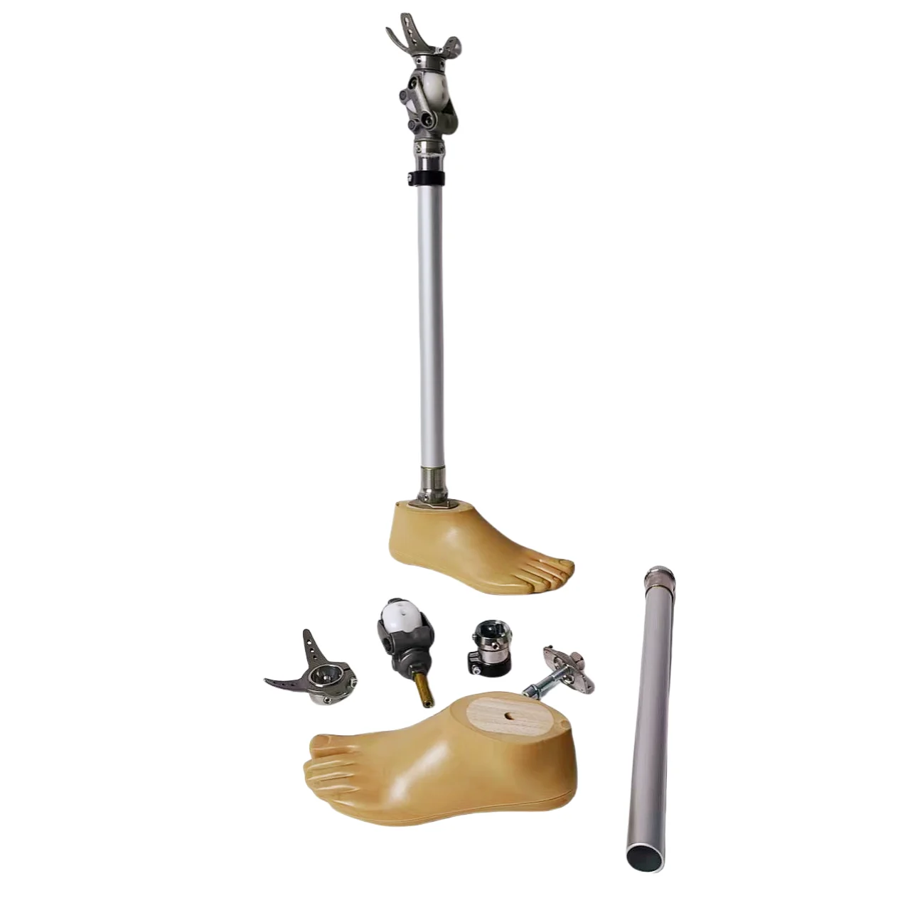 China Customize Artificial Limbs Parts Prosthesis Orthotics Above Knee Stainless Steel Ak Prosthetic Leg