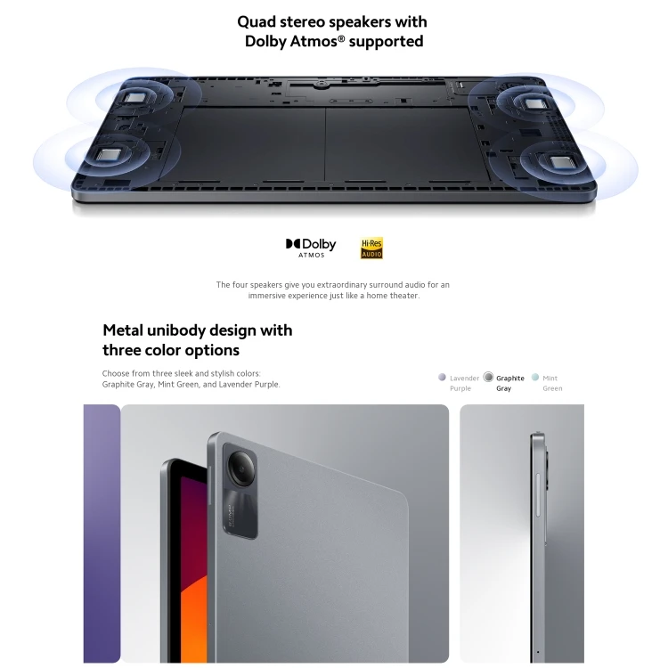Xiaomi Redmi Pad SE 11インチタブレットPC 8GB+128GB 8000mAhバッテリー