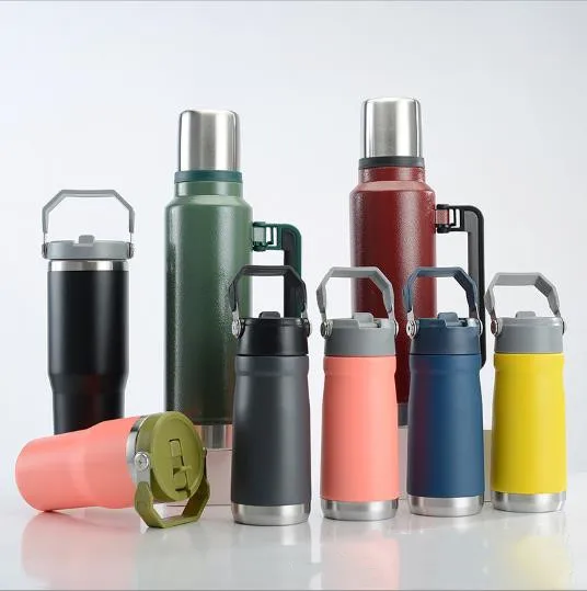 Large Capacity  Classic  Vacuum Flask Double Wall Thermo Thermal Stainless Steel Water Bottle