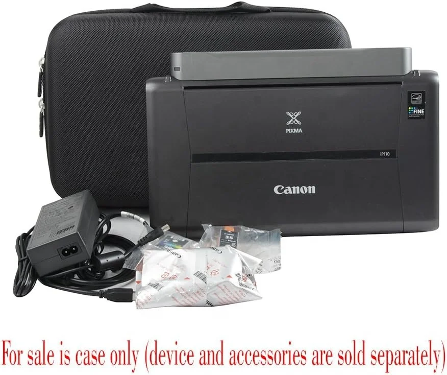 Custom Hard EVA Tool Case for Canon PIXMA TR150/IP110 Wireless Mobile Printer Carrying Eva Bag