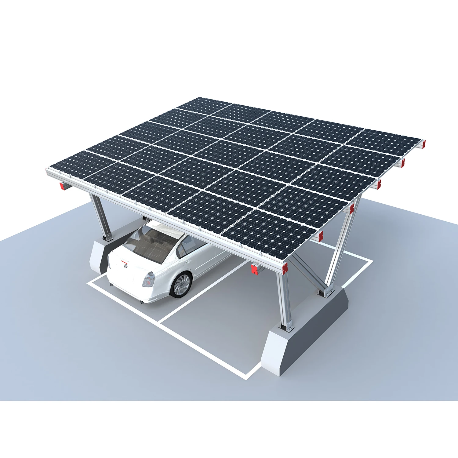 Carport Solar Mounting Rack Solar Panel Mounting Structure To Be ...