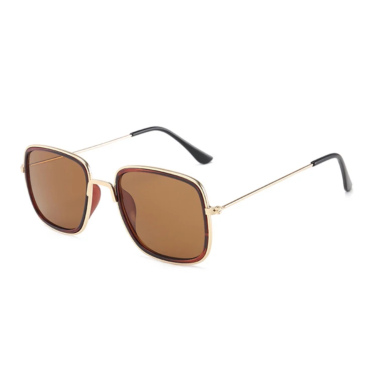 Hot Selling  in India Kabir Singh Sunglasses New Trendy Men Fashion Vintage Metal UV400 Sun Glasses