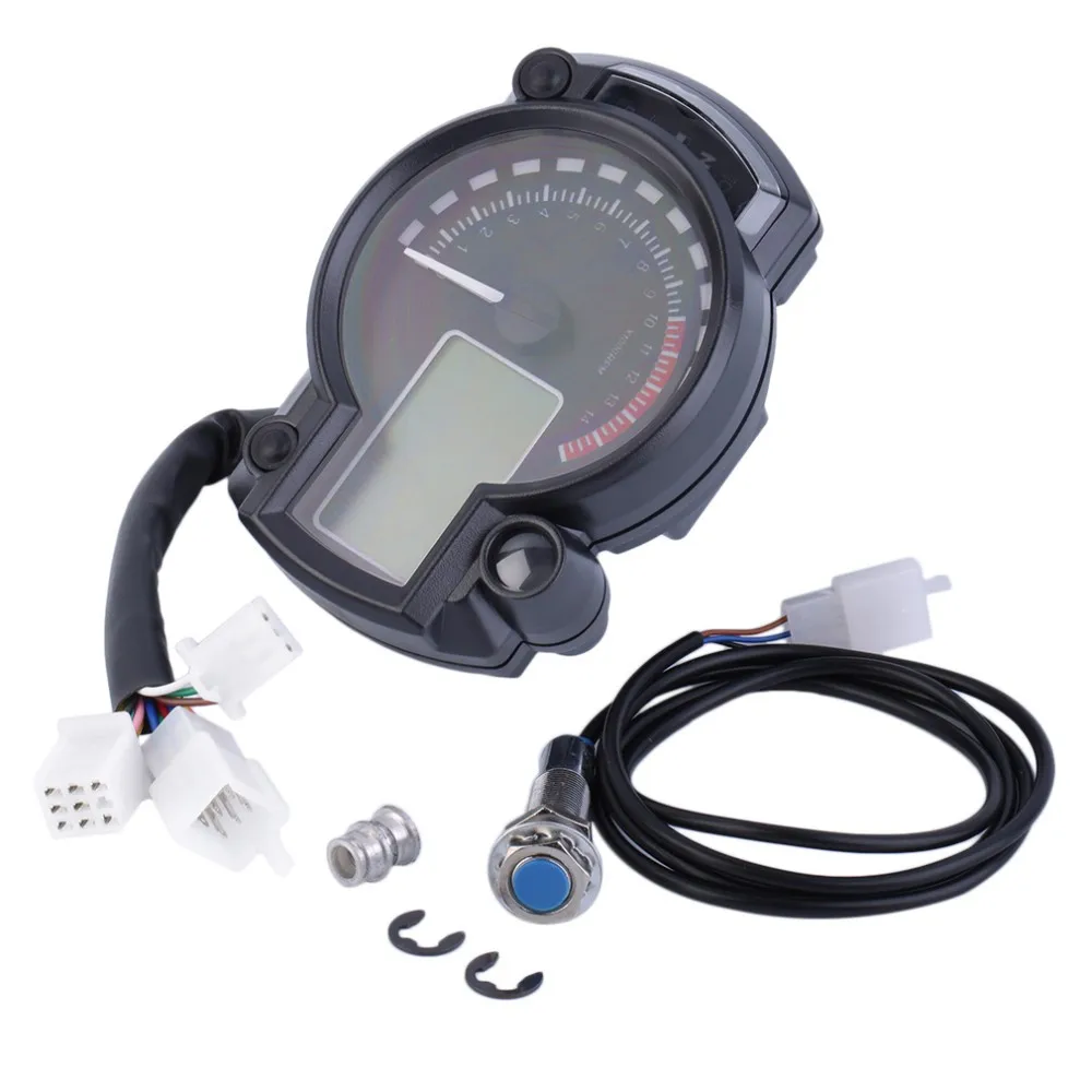 15000rpm modern  RX2N similar LCD digital Motorcycle odometer speedometer adjustable MAX 299KM/H