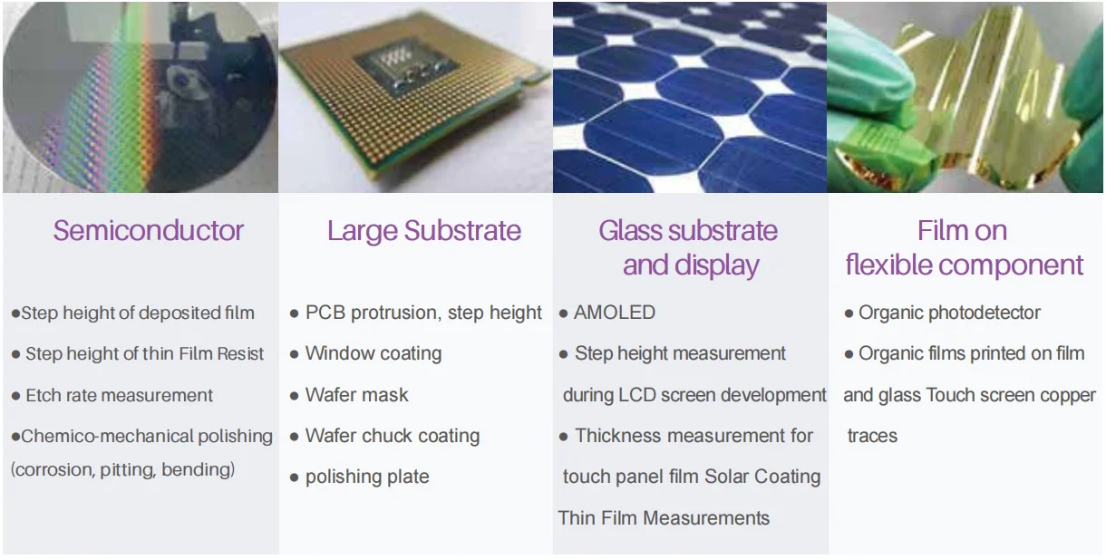 CHOTEST CP200 Nano Stylus Profiler Benchtop Profilometry Thickness Surface Measurement for Wafer and Thin Film