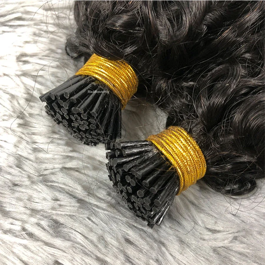 Extensii de păr Sassy Creț cu vârf I, păr uman brazilian_voghion.com