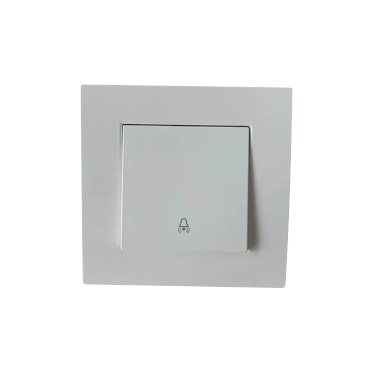 VNX Customizaiton Wholesale 1 Gang 250V White PC Bell Push Button Switch