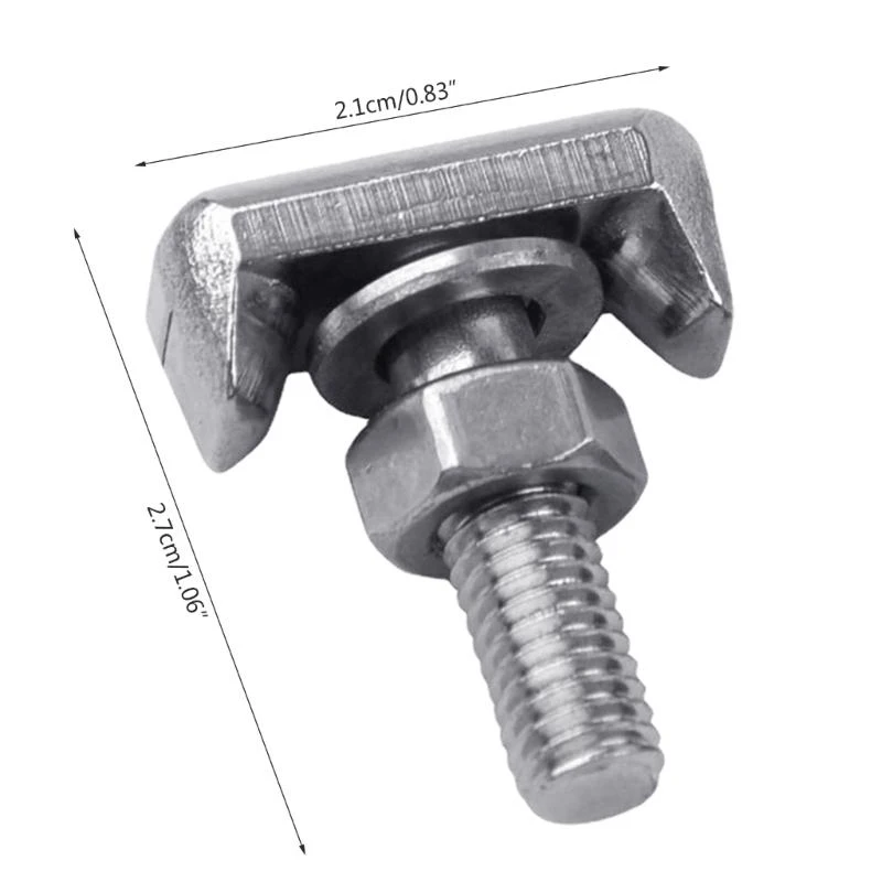 Battery Cable T Bolt with Nut and Washer for Battery Terminal M6