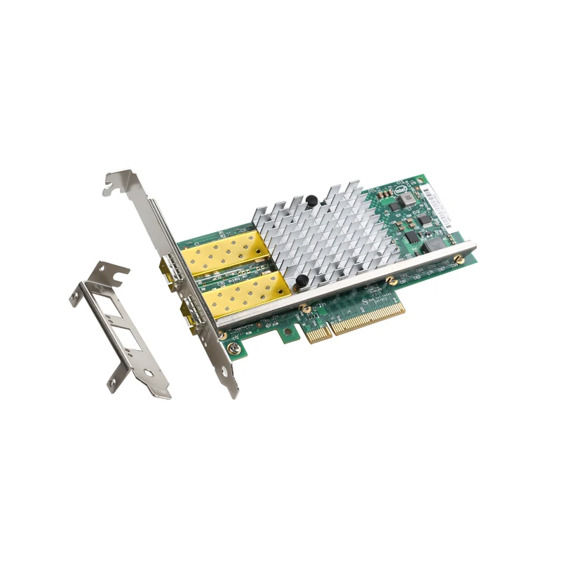 Intel 10Gbps Dual Port PCI-E X520-DA2 E10G42BTDA Ethernet Server Adapter US 