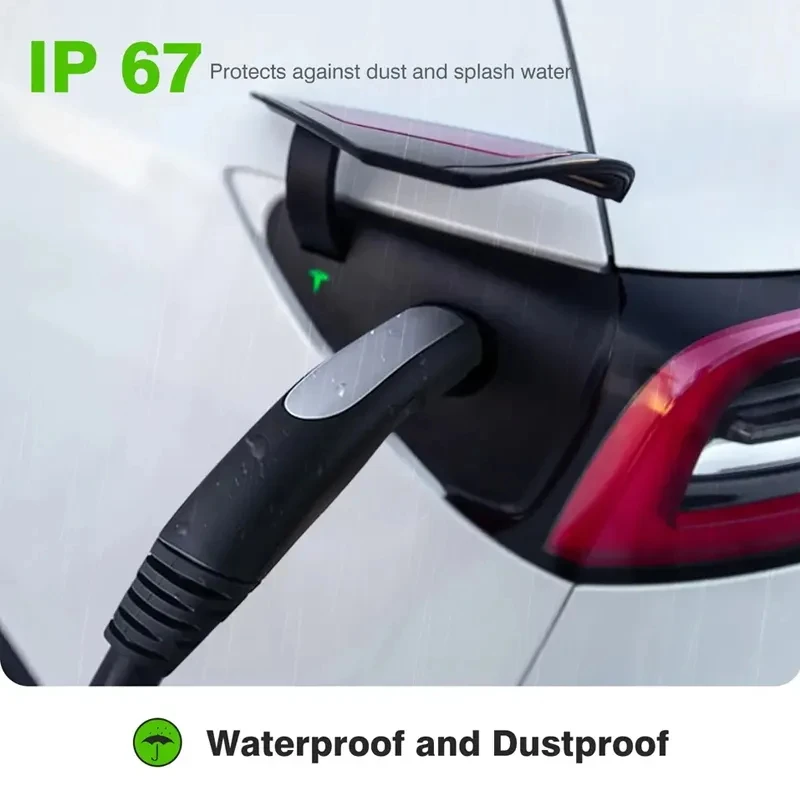 IP67 80A 50A 40A 32A 380V Home AC EV Tesla Charging Plug Cable with nacs connector supplier