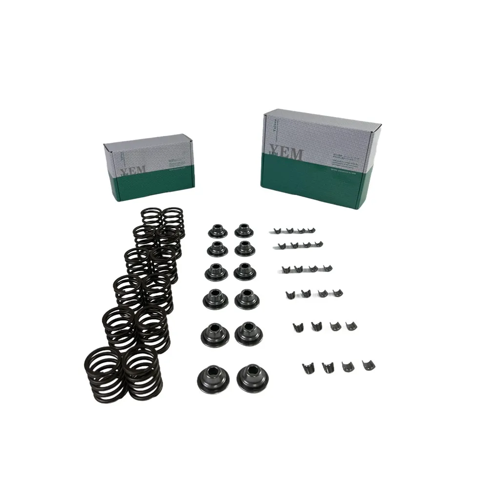 P158 Valve Spring Kit Spring Seat & Retainer for Doosan / DEVELON Industrial Engine Parts