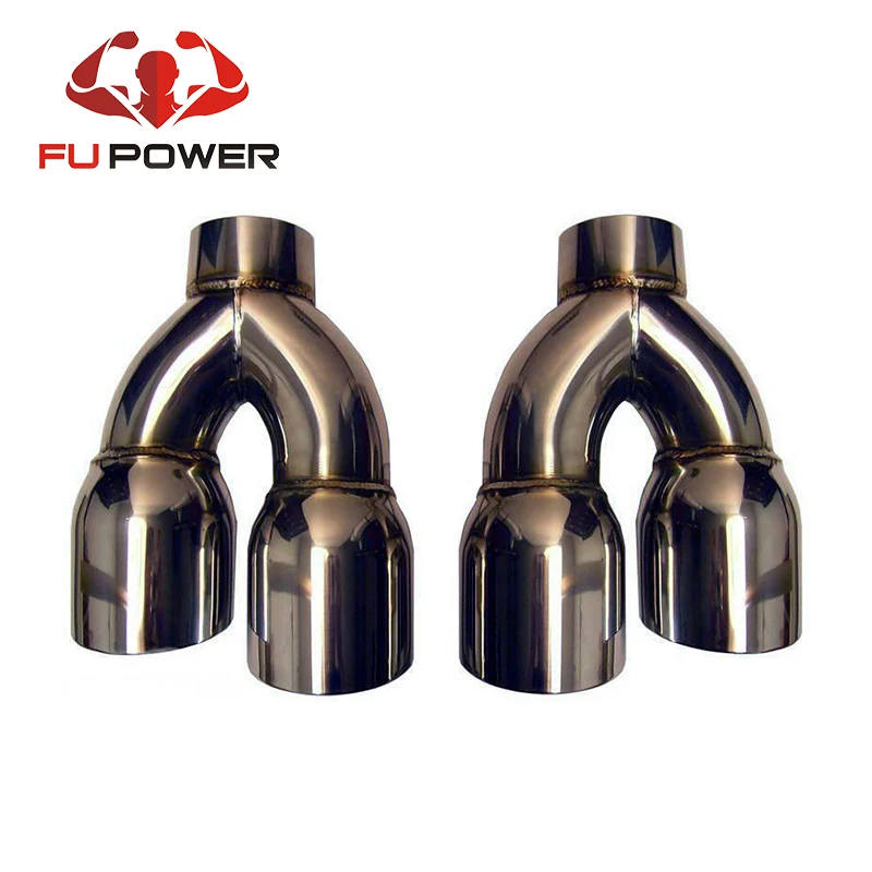 ステンレス製デュアルアウトレットエキゾーストシステム Amazon.co.jp: ステンレスデュアルマフラー,自動車用