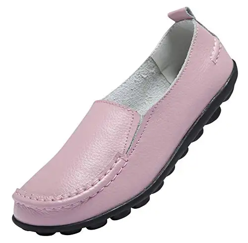 womens leather loafers comfortable flat shoes - buy shoes women